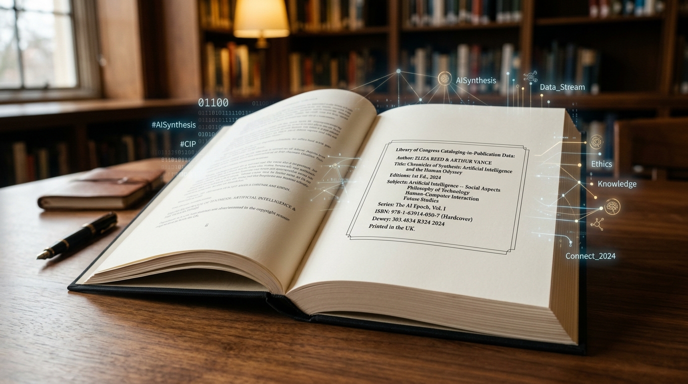 Ficha catalográfica com código Cutter diagramada em livro com auxílio de inteligência artificial